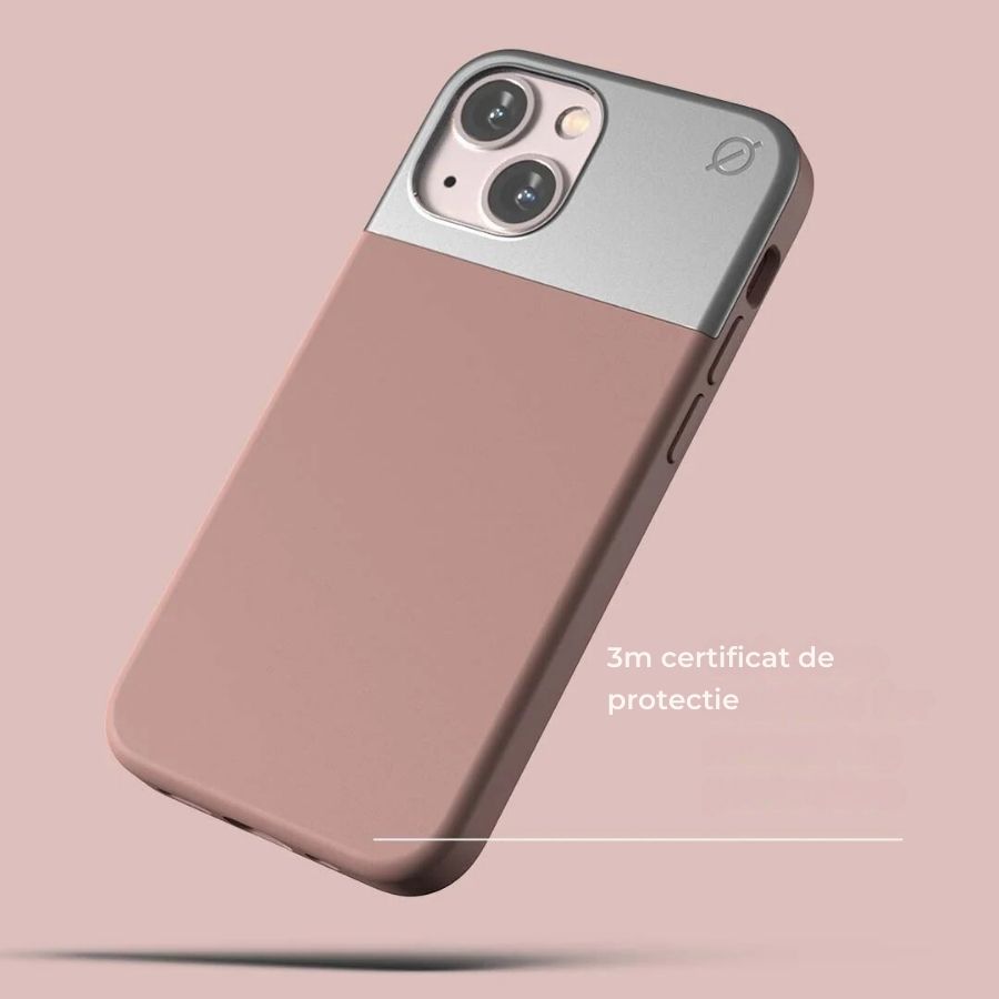 Husa Atom Studios Iphone 13 Stil/Sustenabil/Protectie - Roz - 2 | YEO